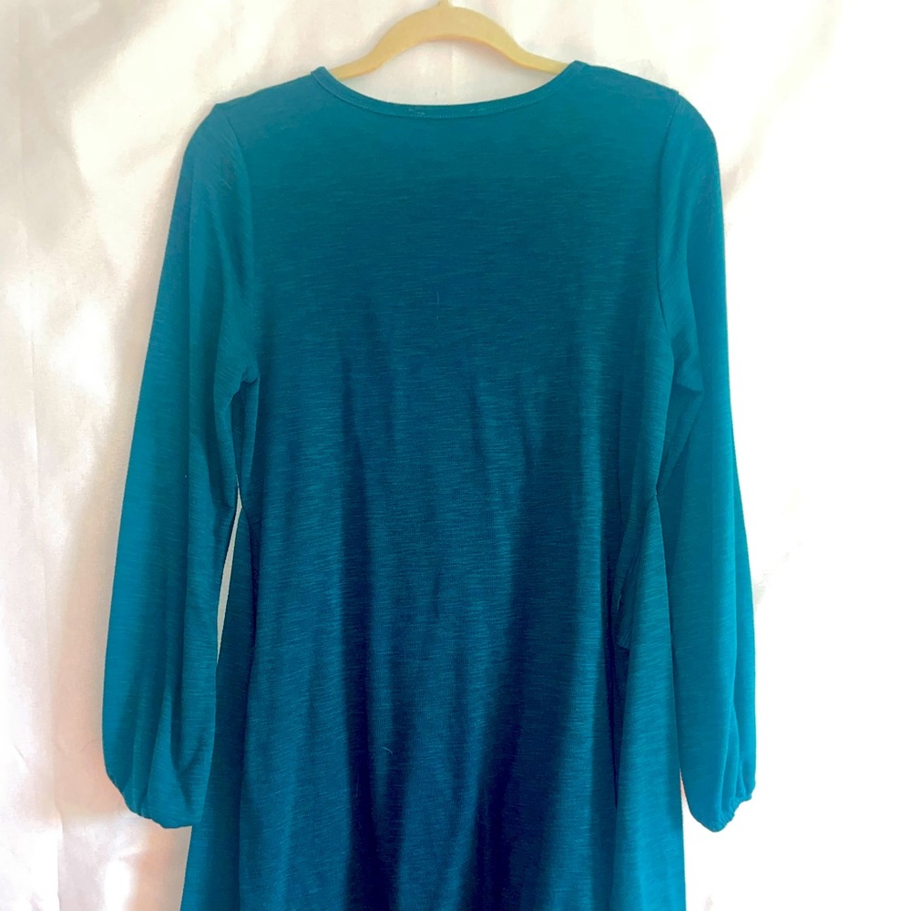 Emerald Green Long Sleeve Dress (S)